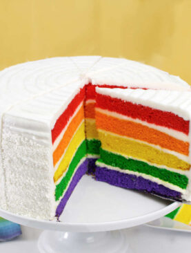 Classic Rainbow Cake